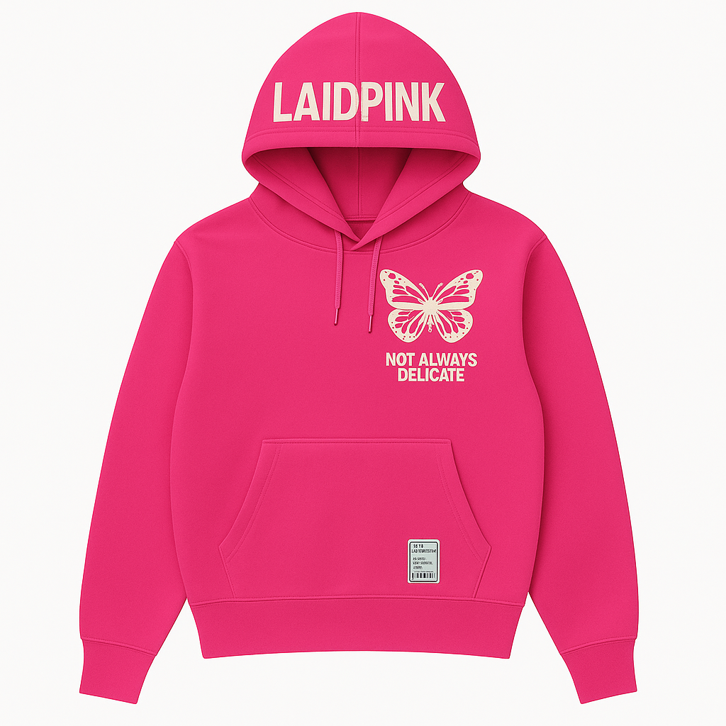 LAIDPINK Pink Hoodie