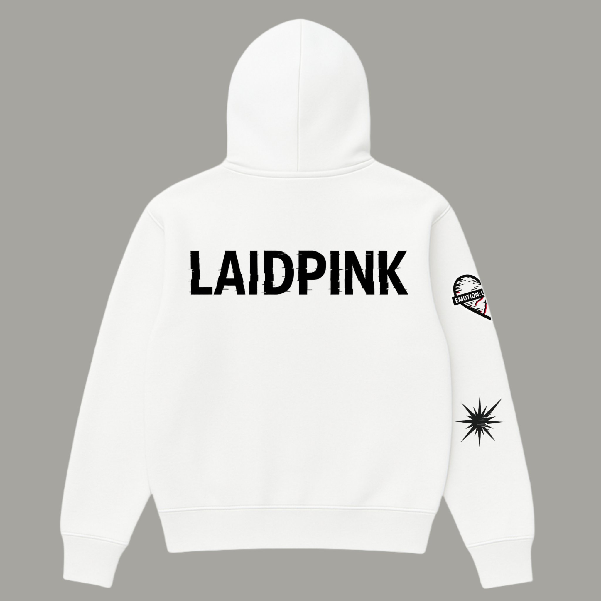 White Graphic Hoodie