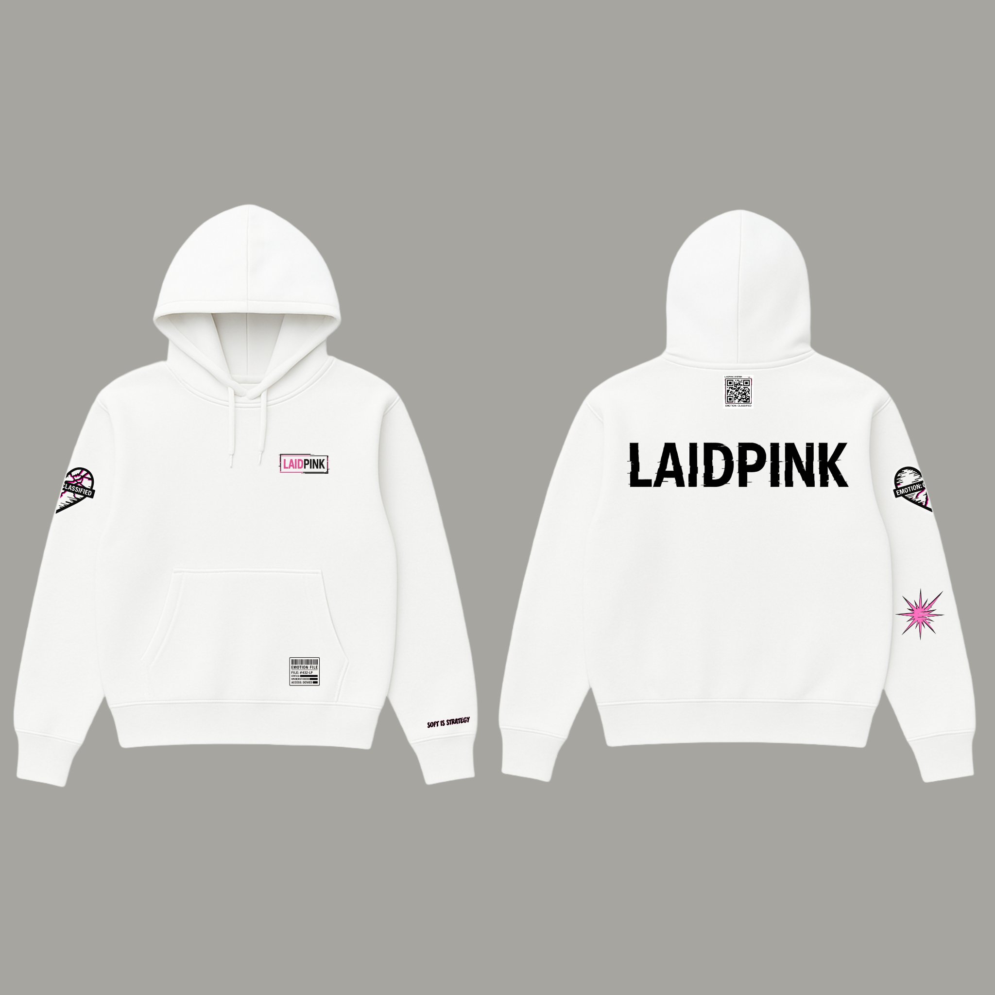 LAIDPINK Graphic Hoodie