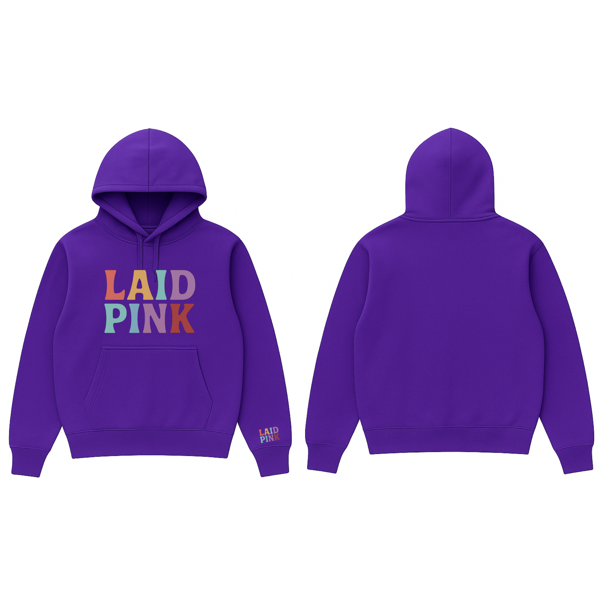 Laid Pink purple Hoodie