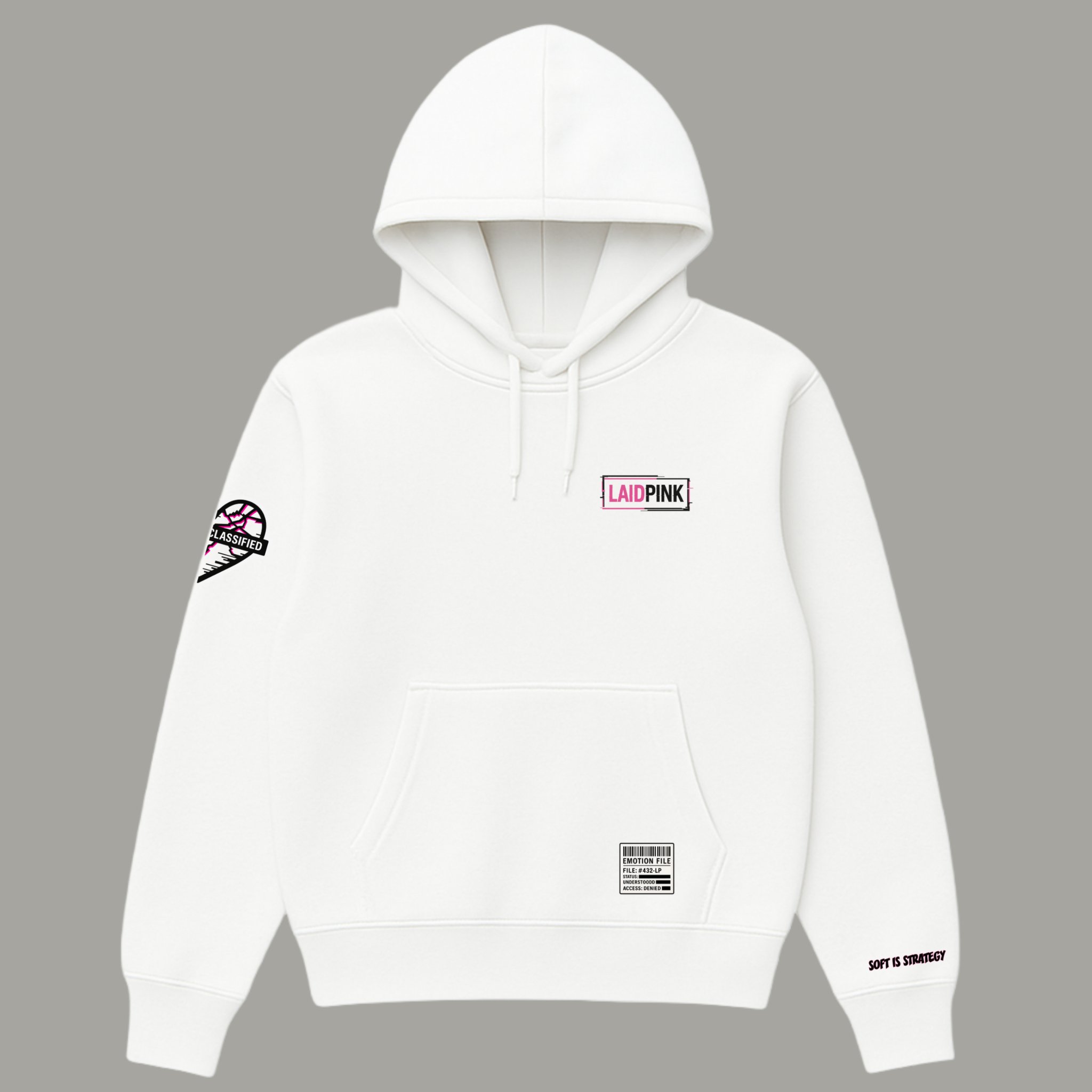 LAIDPINK Graphic Hoodie