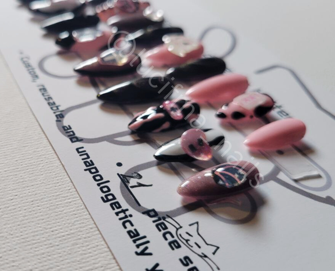 Cute  Gothic Press-On Nails