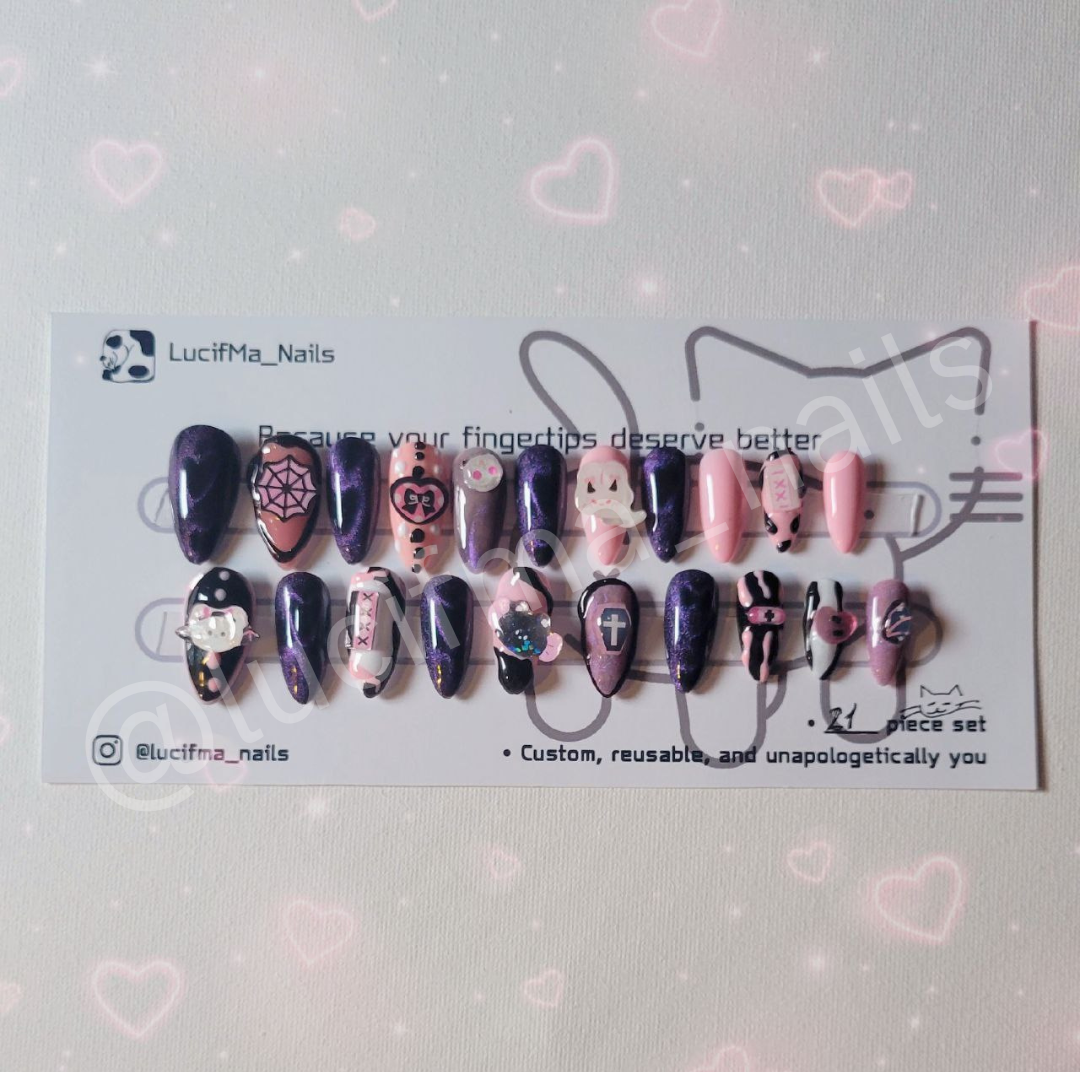 Cute  Gothic Press-On Nails
