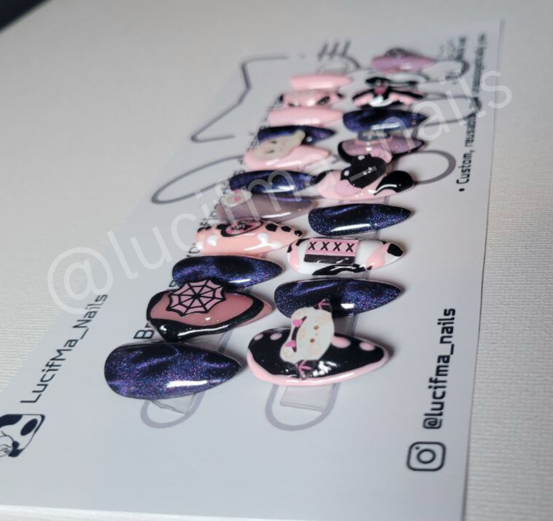 Cute  Gothic Press-On Nails