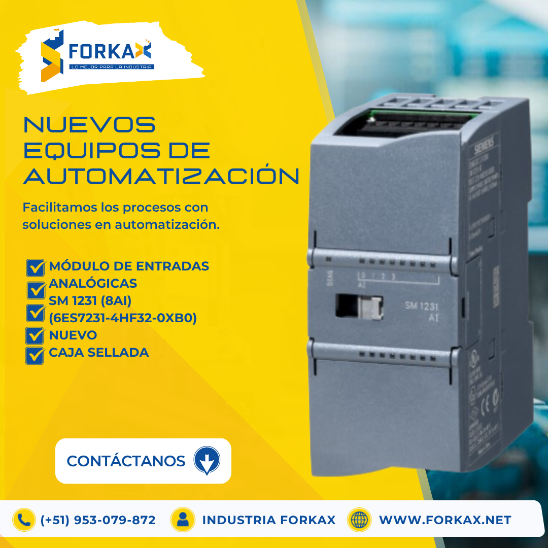 Módulo SM 1231 — 8 AI | S/800