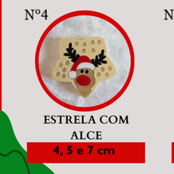 Nº 4 Estrela com alce