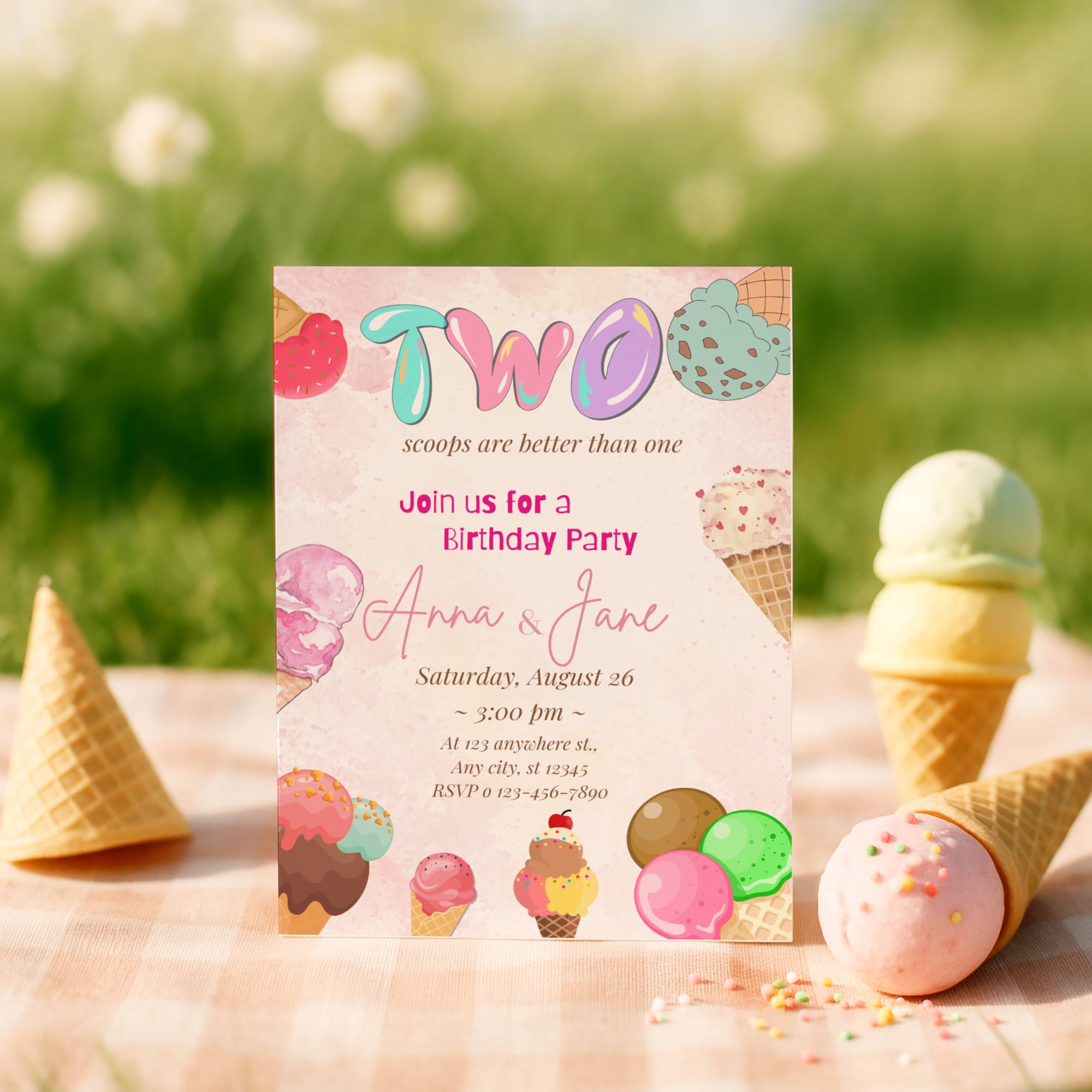 PLR Birthday Invitation Bundle