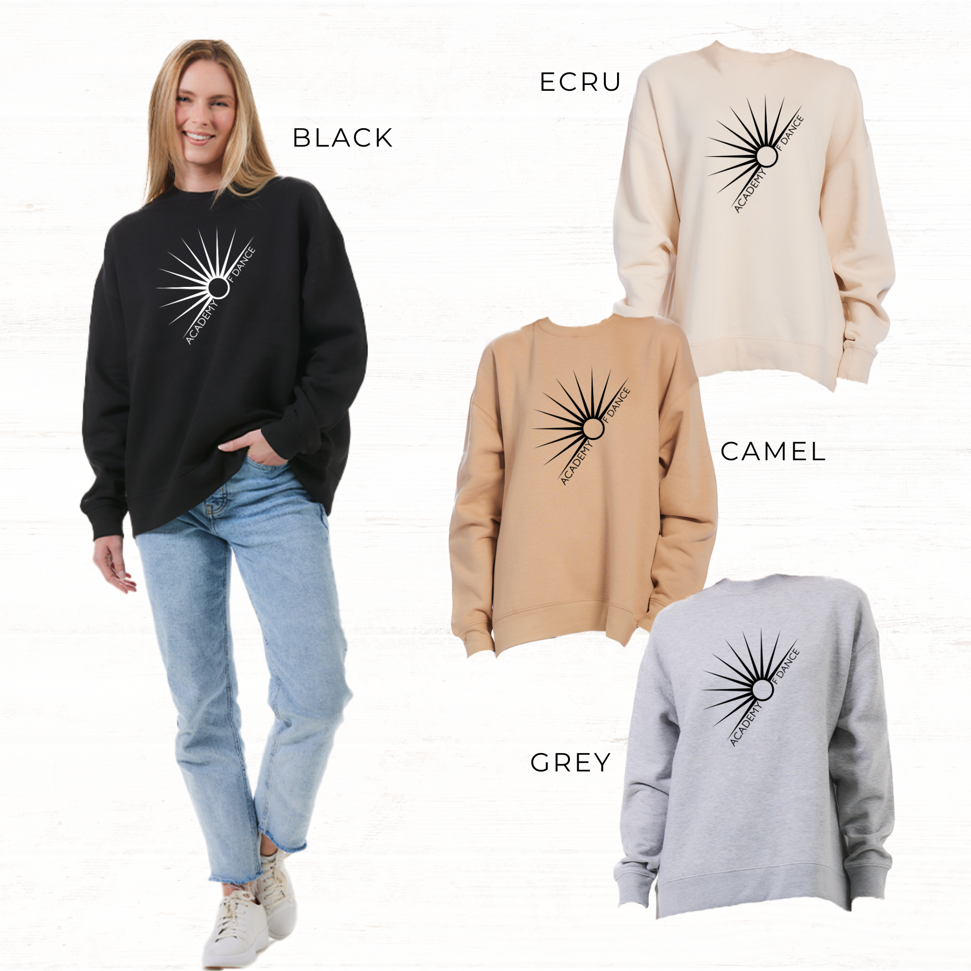 Oversized Logo Crew Sweatshirt