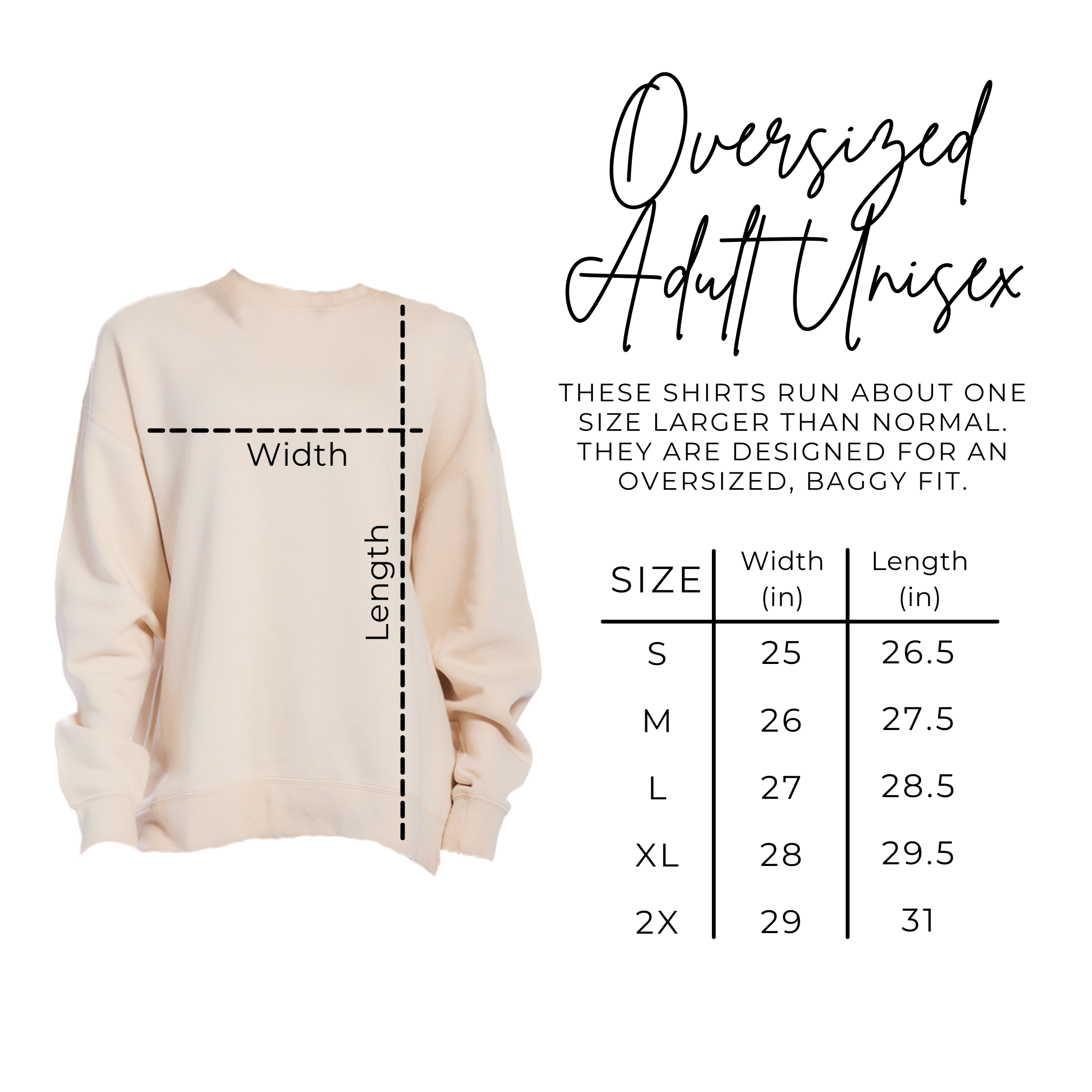 Oversized Logo Crew Sweatshirt