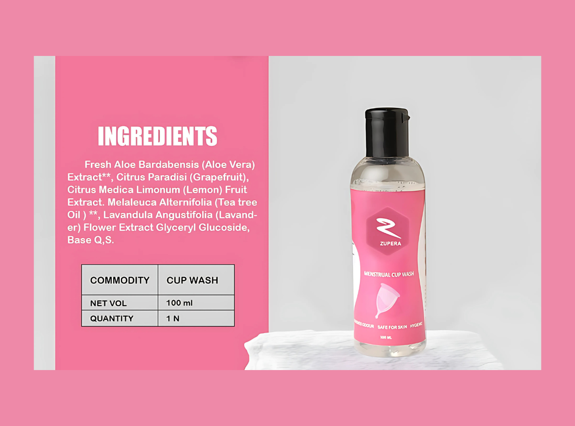 Zupera Menstrual Cup Wash 100ml