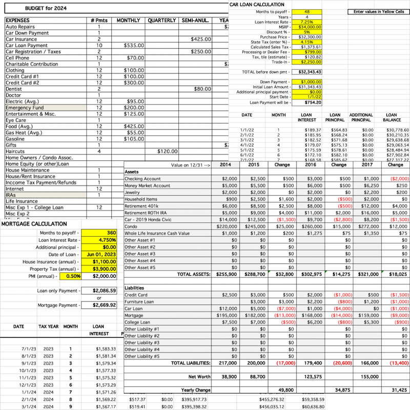 WWDD Volume 1 Spreadsheet Bundle