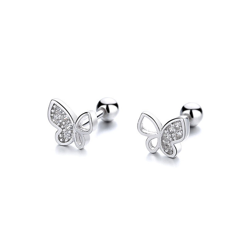 Aretes de mariposa