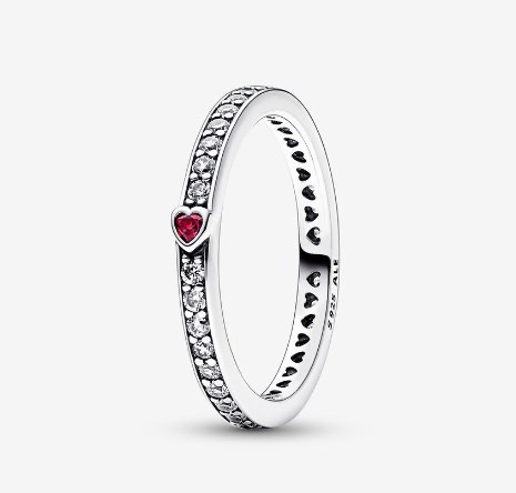 Anillo corazón circones