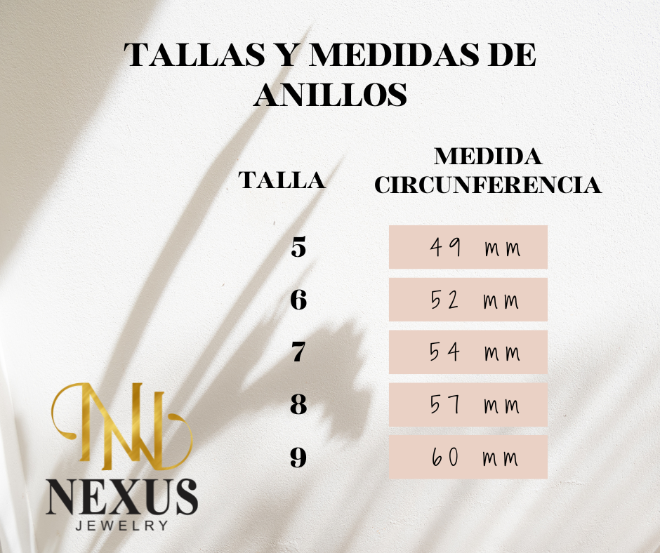 Anillo corazón circones