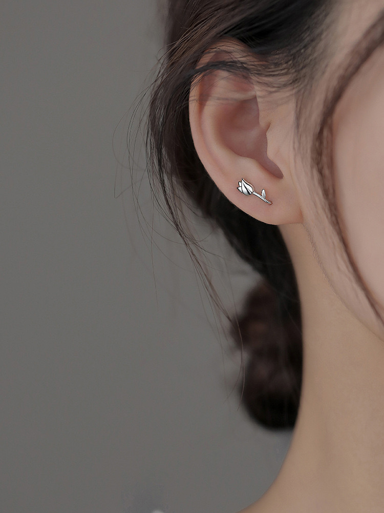 Pendientes Colgantes de tulipán