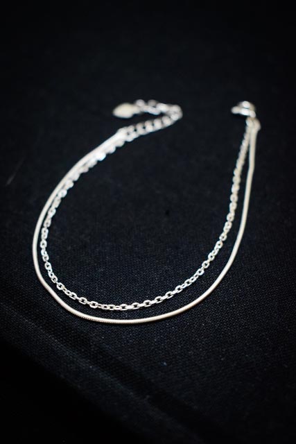 Pulsera doble serpiente cable 