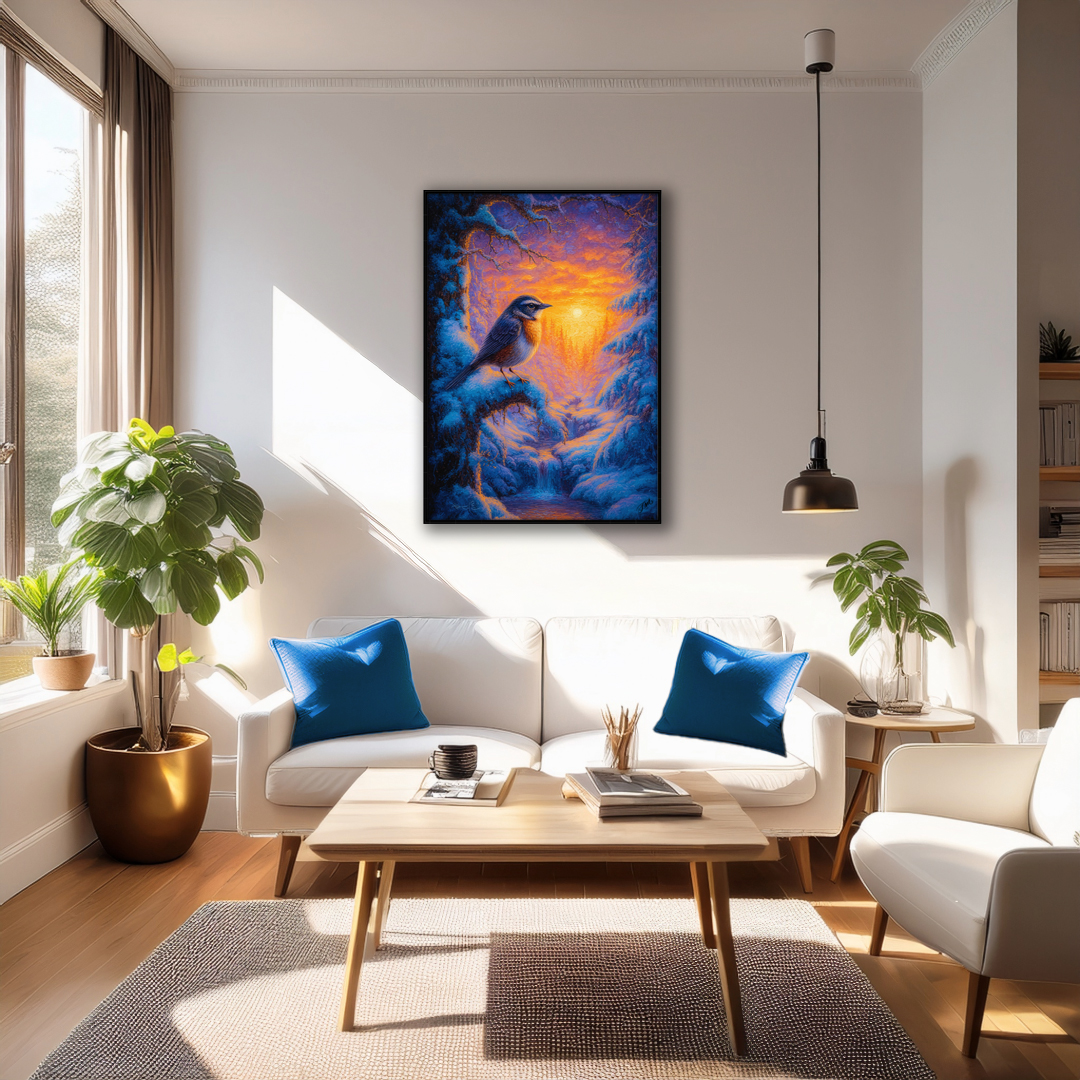 The Stream Where Winter Dreams Canvas Art Print