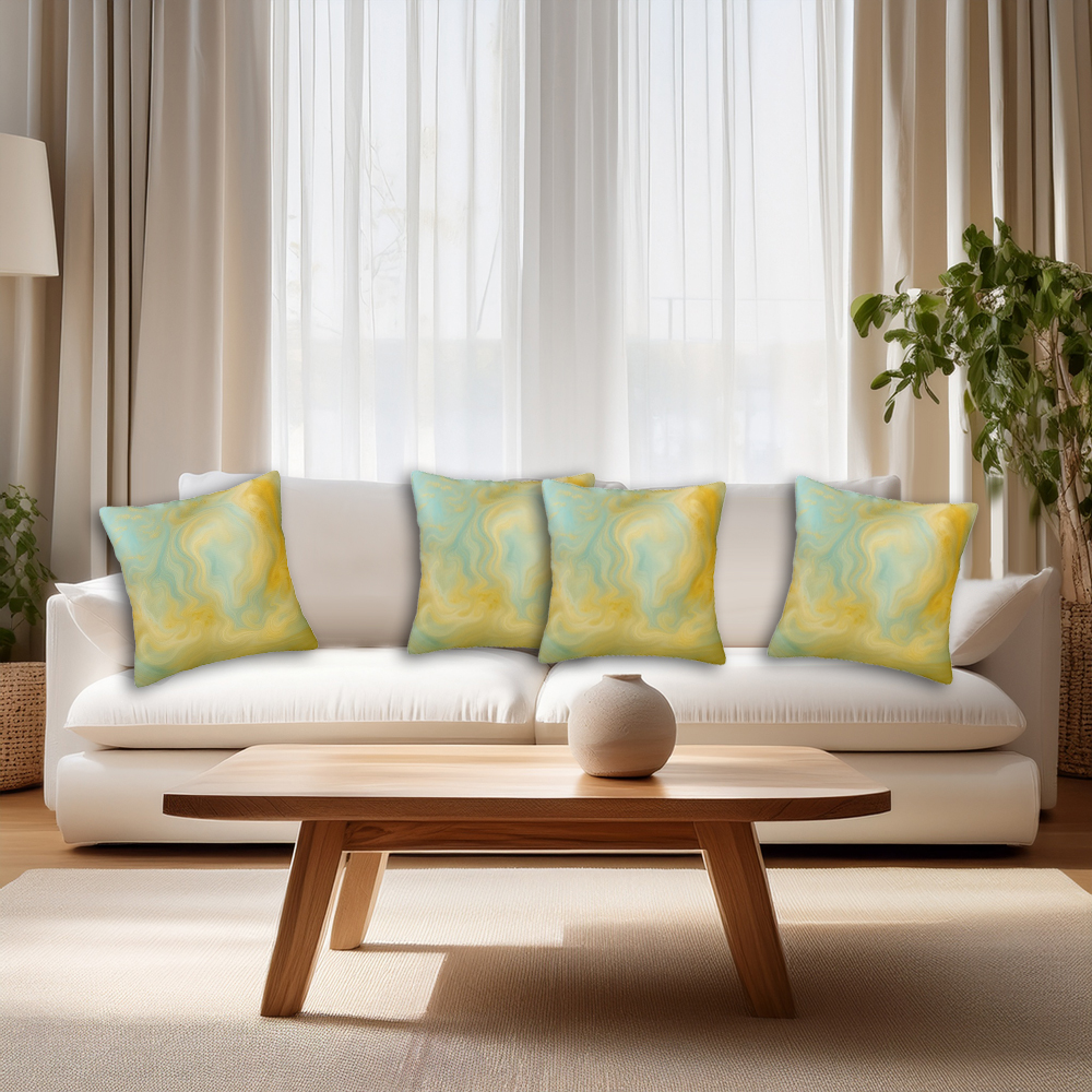 Luna Ascendent - all Seasons Throw Pillow Covers Set of 4