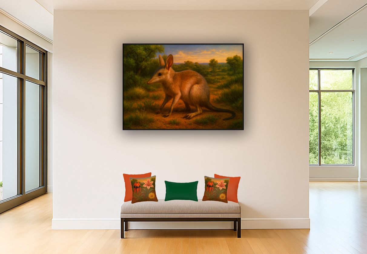 He Once Watched the Sunset - Fine Art Canvas Print -