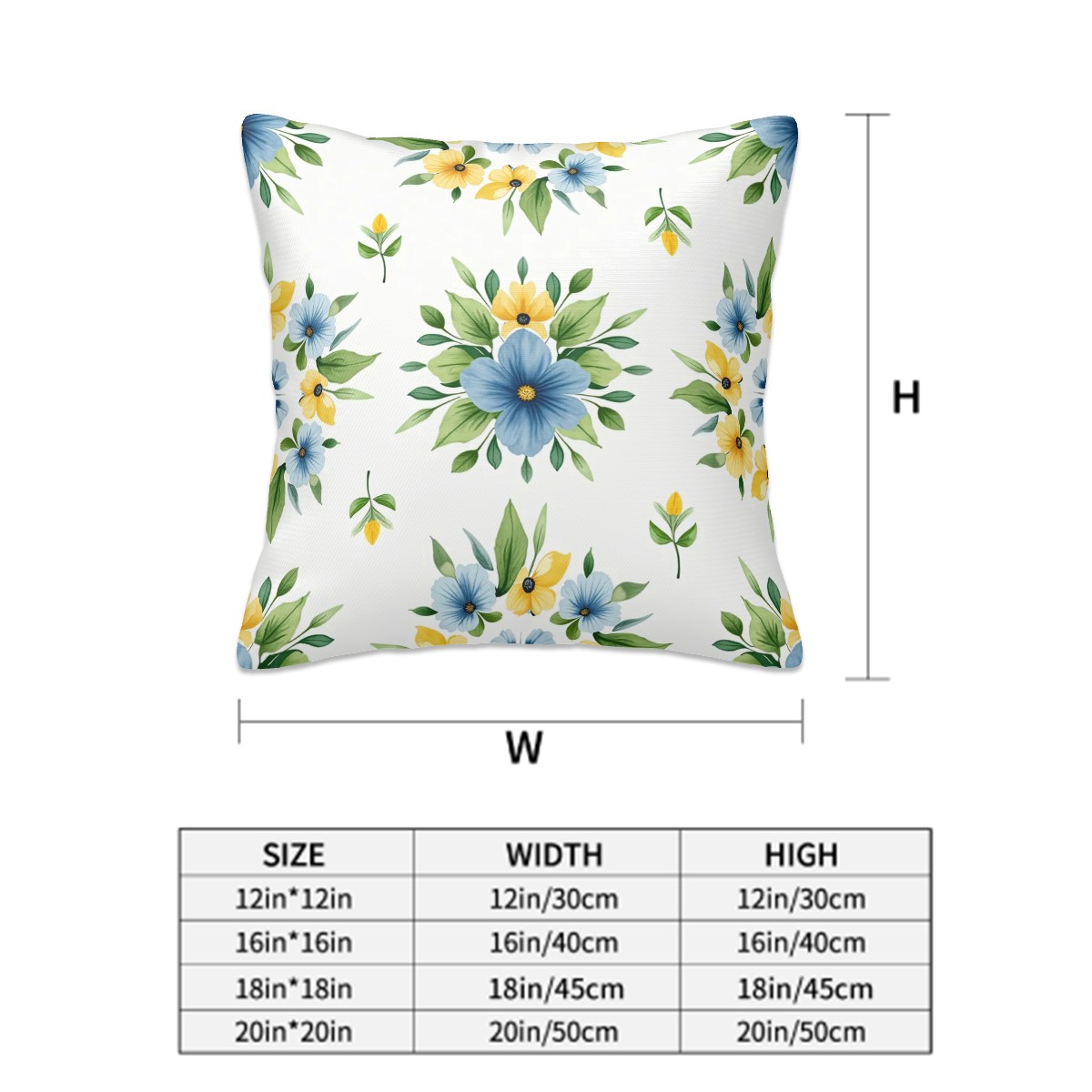 Whispers of Spring Light Throw Pillow Cover Set of 4