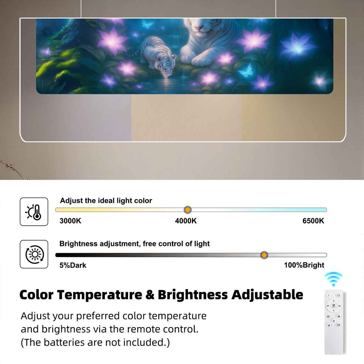 Guardian of the Luminous Grove - Sound Absorbing Ceiling Lamp