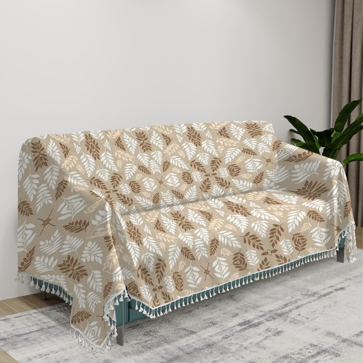 Fern Leaves Sofa Cover