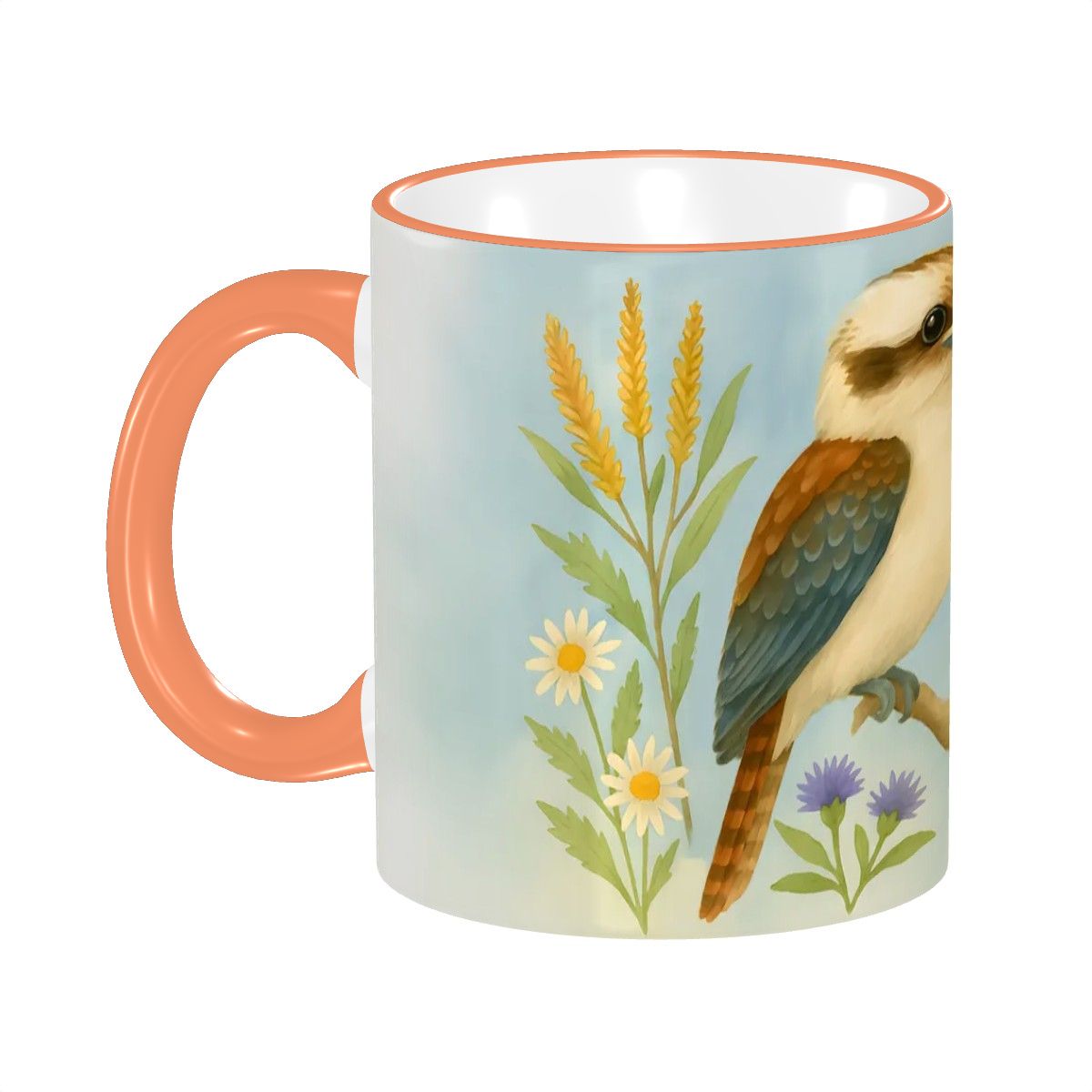 Laughing Kookaburra Blue Mug