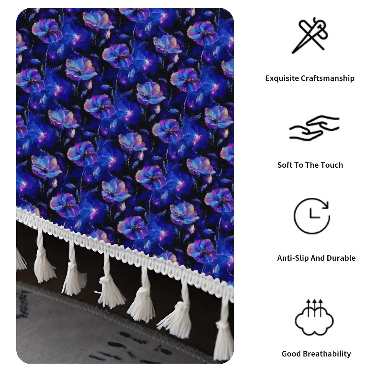 Vibrant Blue Visionary Sofa Cover