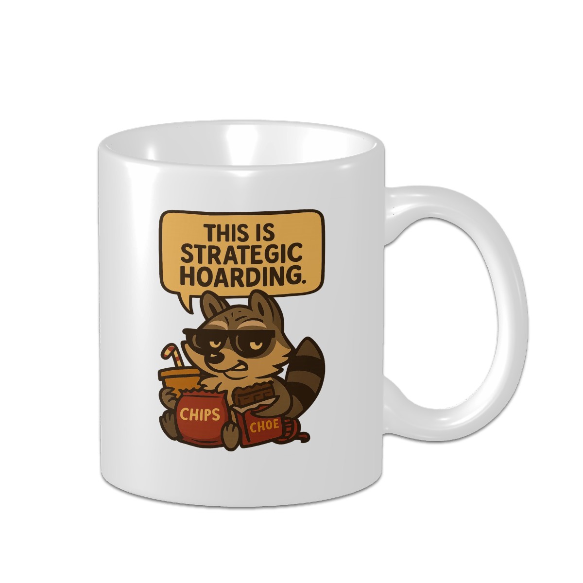 Strategic Hoarding Cat Custom Design Mug
