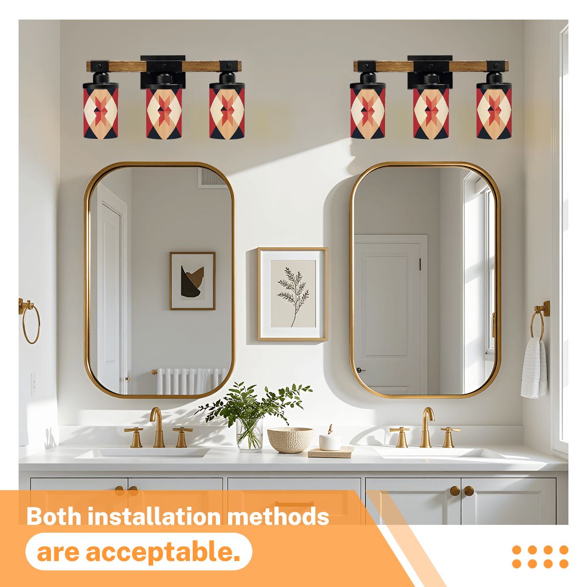 Patch Geometric Pattern Wall Light