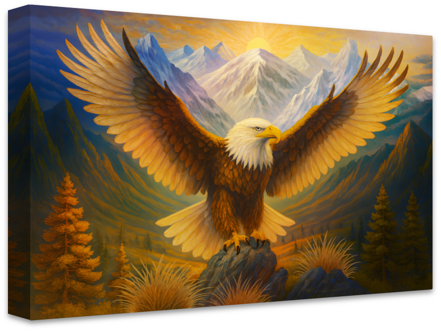 Majestic Vigil Canvas Art Print