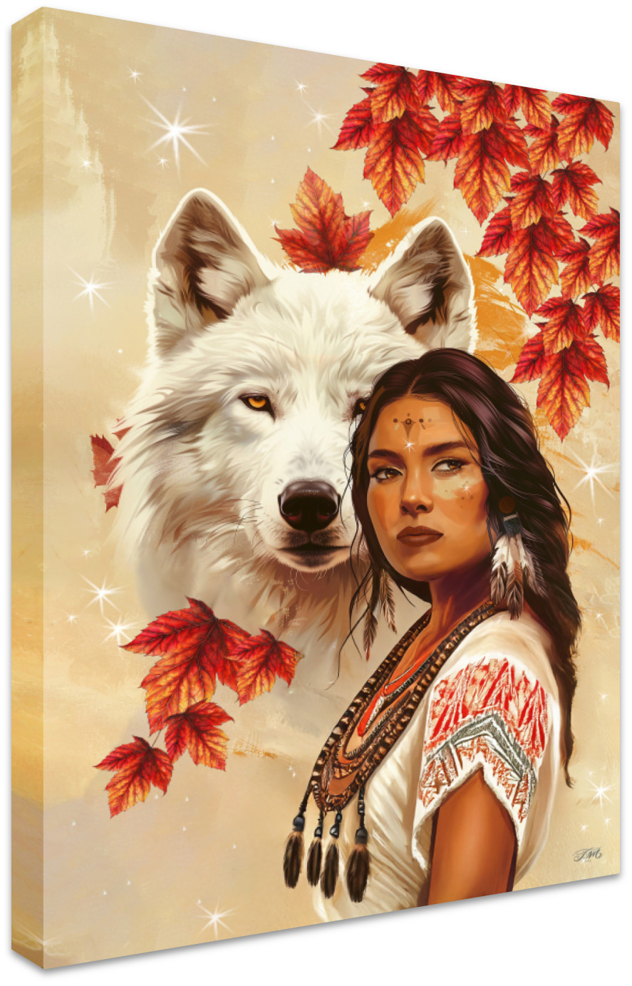 Friend of the Wild Digital Art Canvas Print