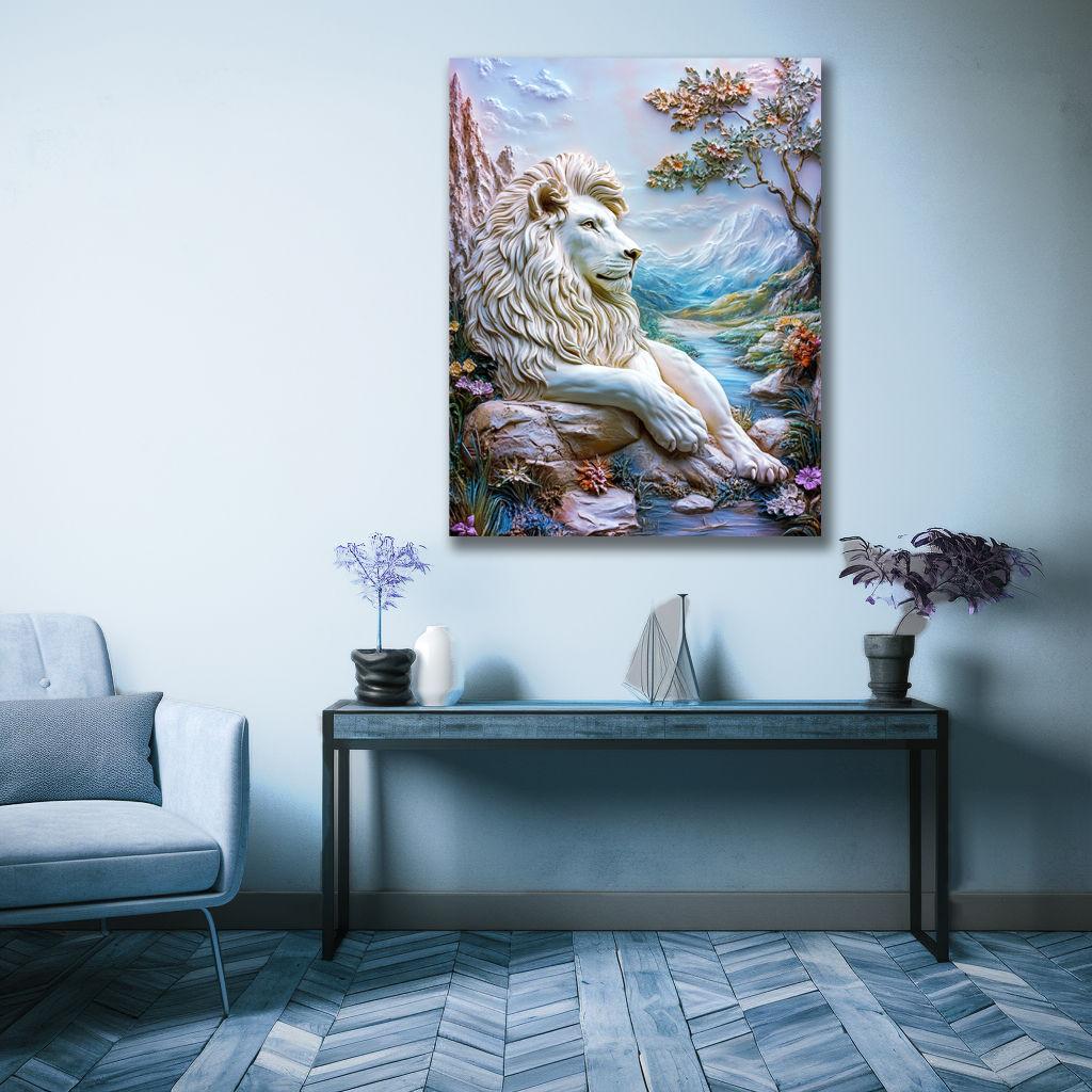 King of the Mountains Wooden Art 3D Print