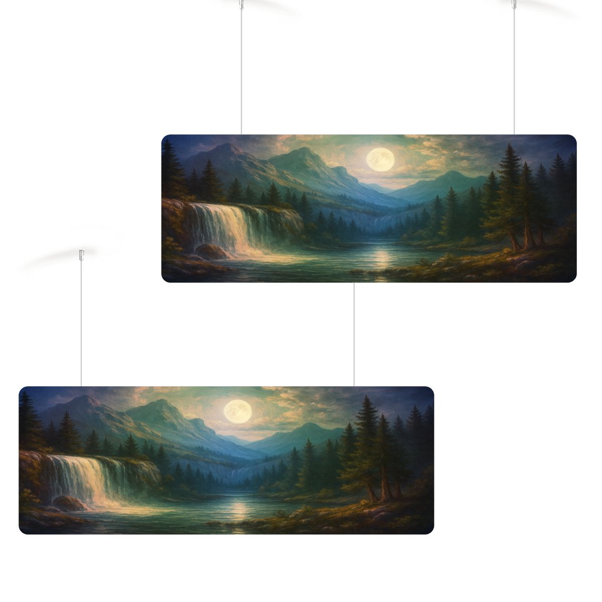 Where the Moon Listens - Sound Absorbing Ceiling Lamp