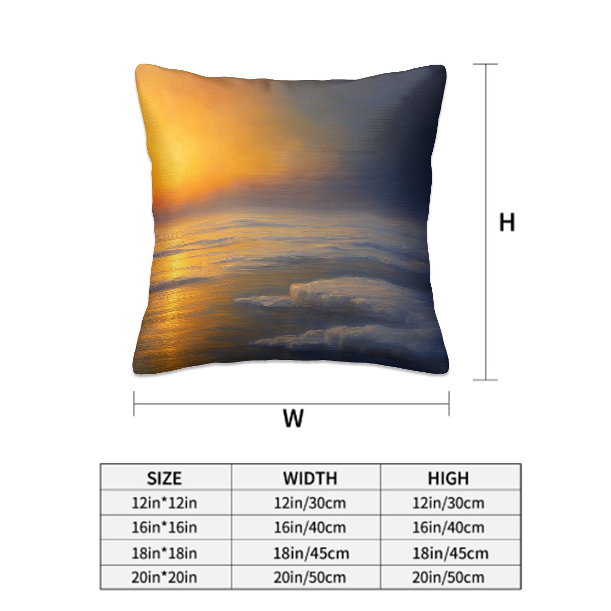 Arctic All Seasons Throw Pillow Covers Set of 4 with Plush Long Cover