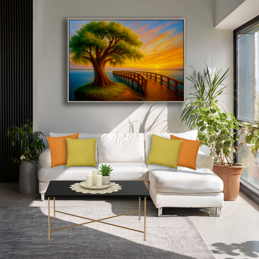 Sunset Serenity Canvas Art Print