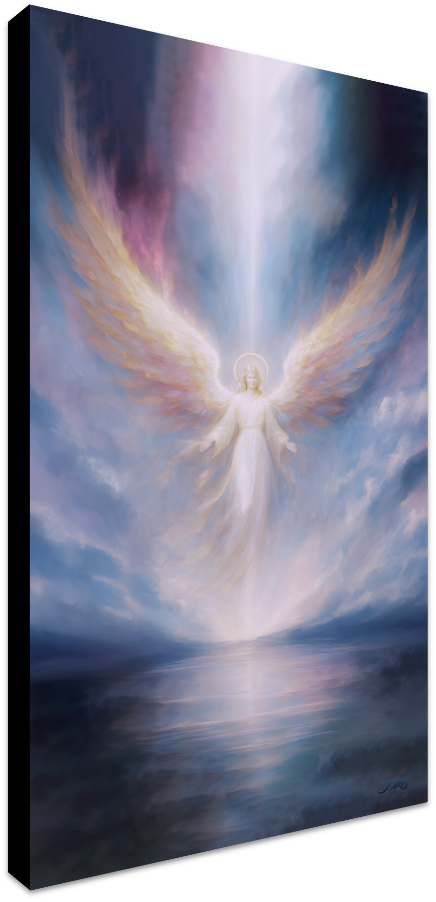 Sanctum of Light Digital Art Canvas Print