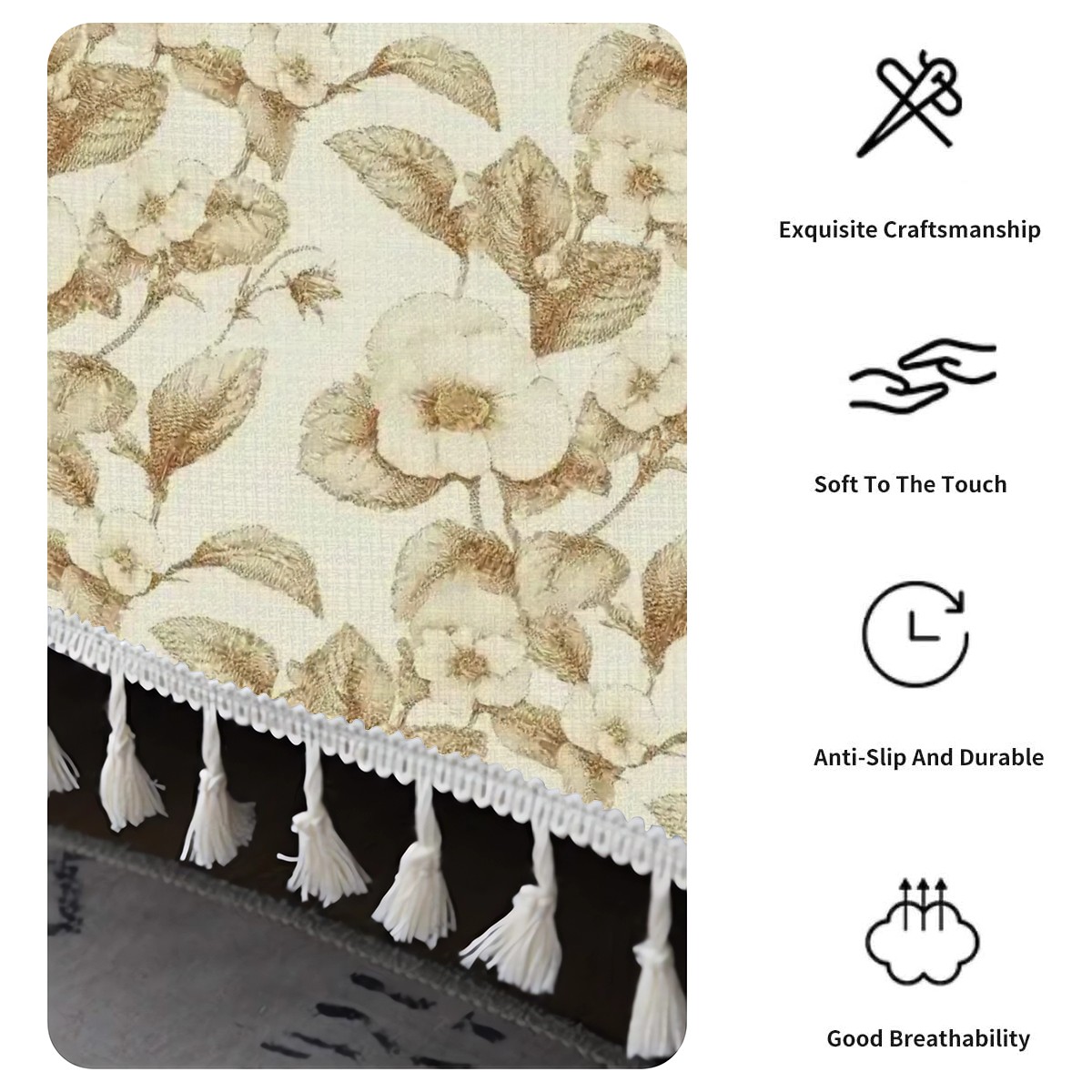Whispers of Beige Sofa Cover