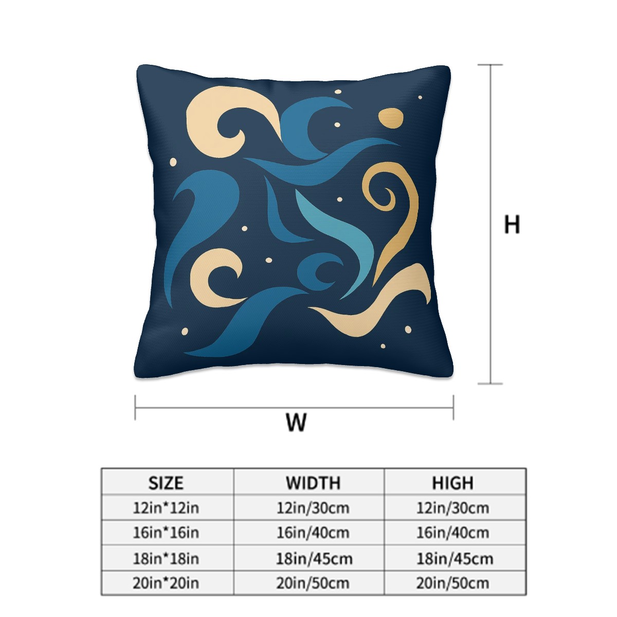  Abstract Space Dance Throw Pillow Cover Set of 2
