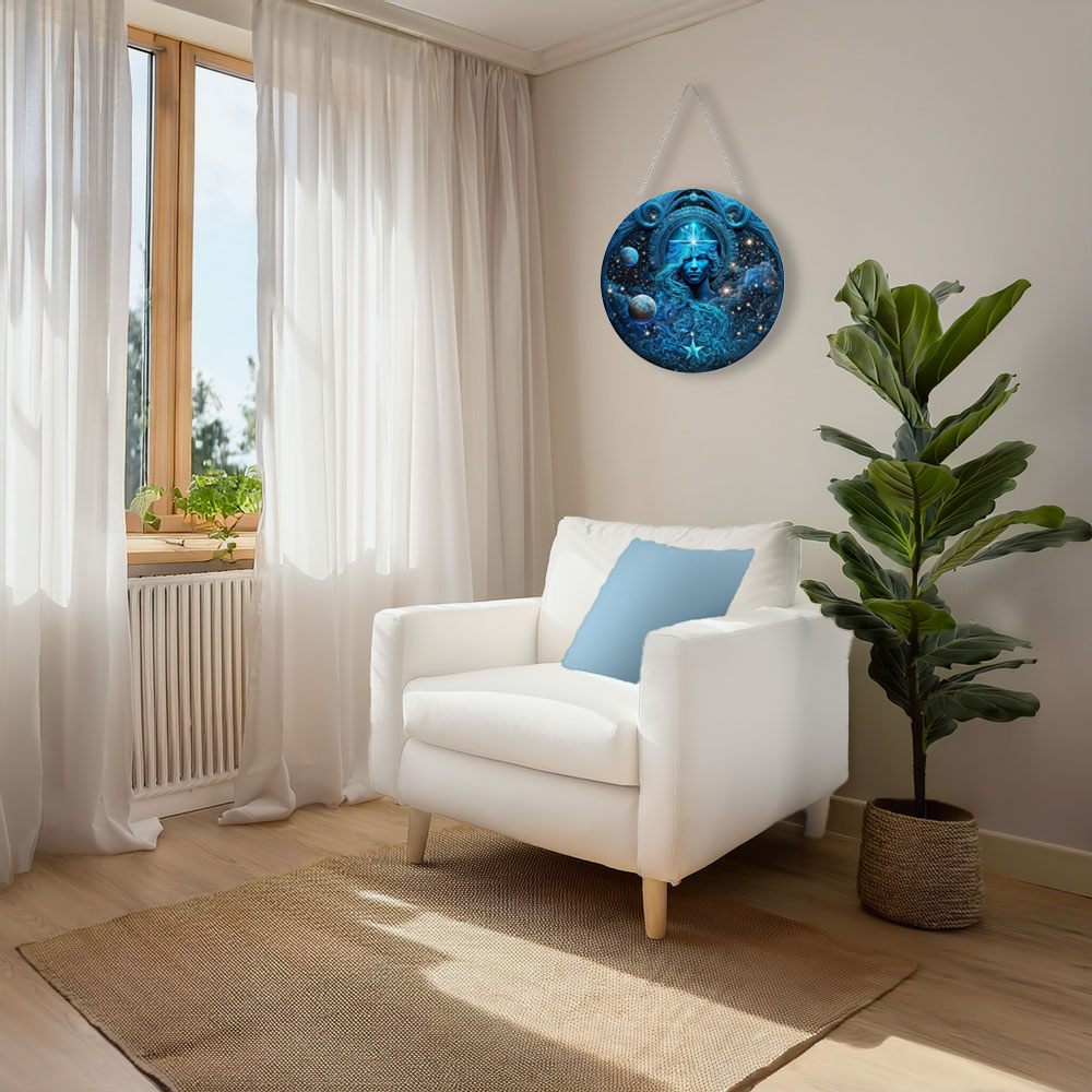 Aquarius Zodiac - Acrylic Window Hanging Ornament