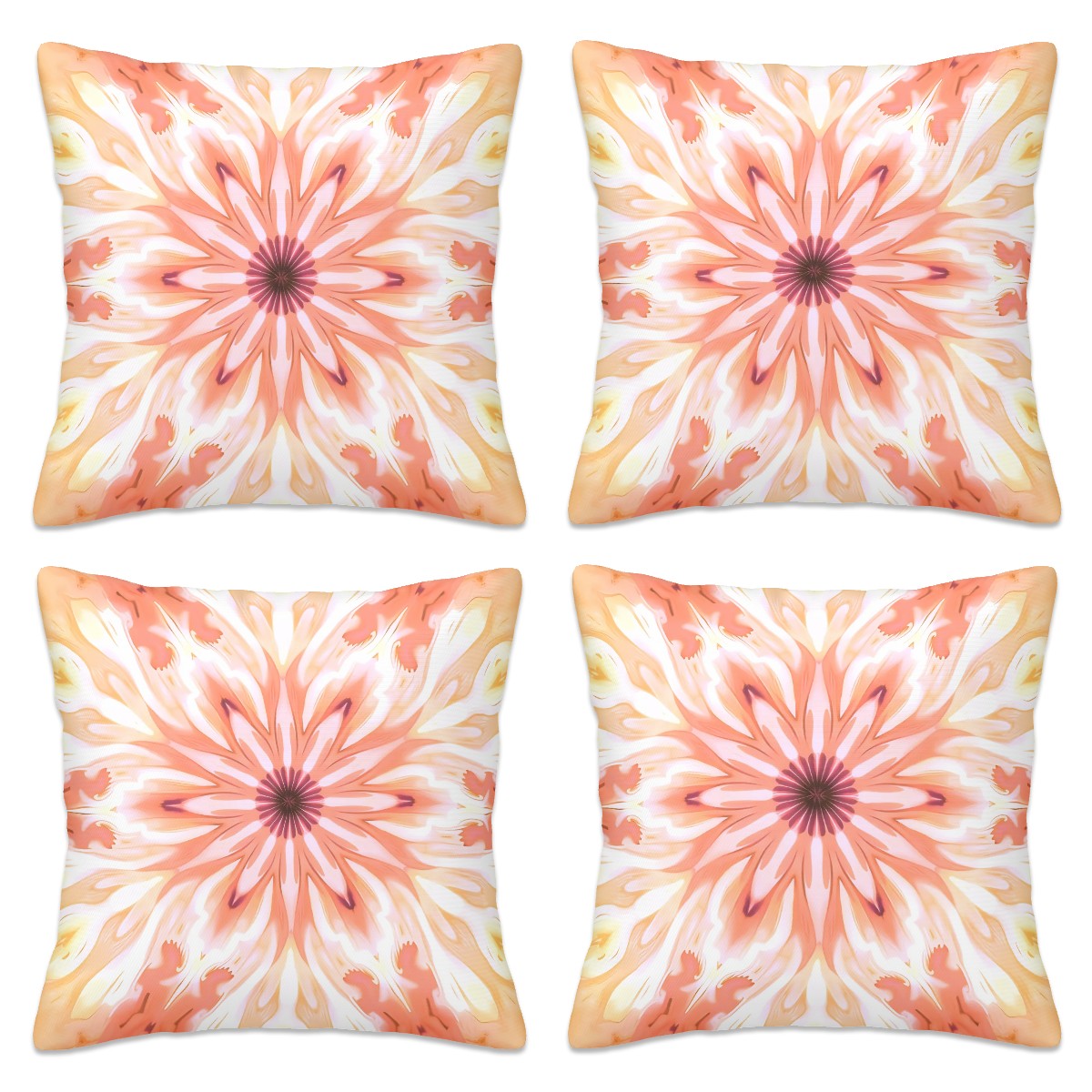 Star Pattern Decorative Throw Pillow Covers Set of 4