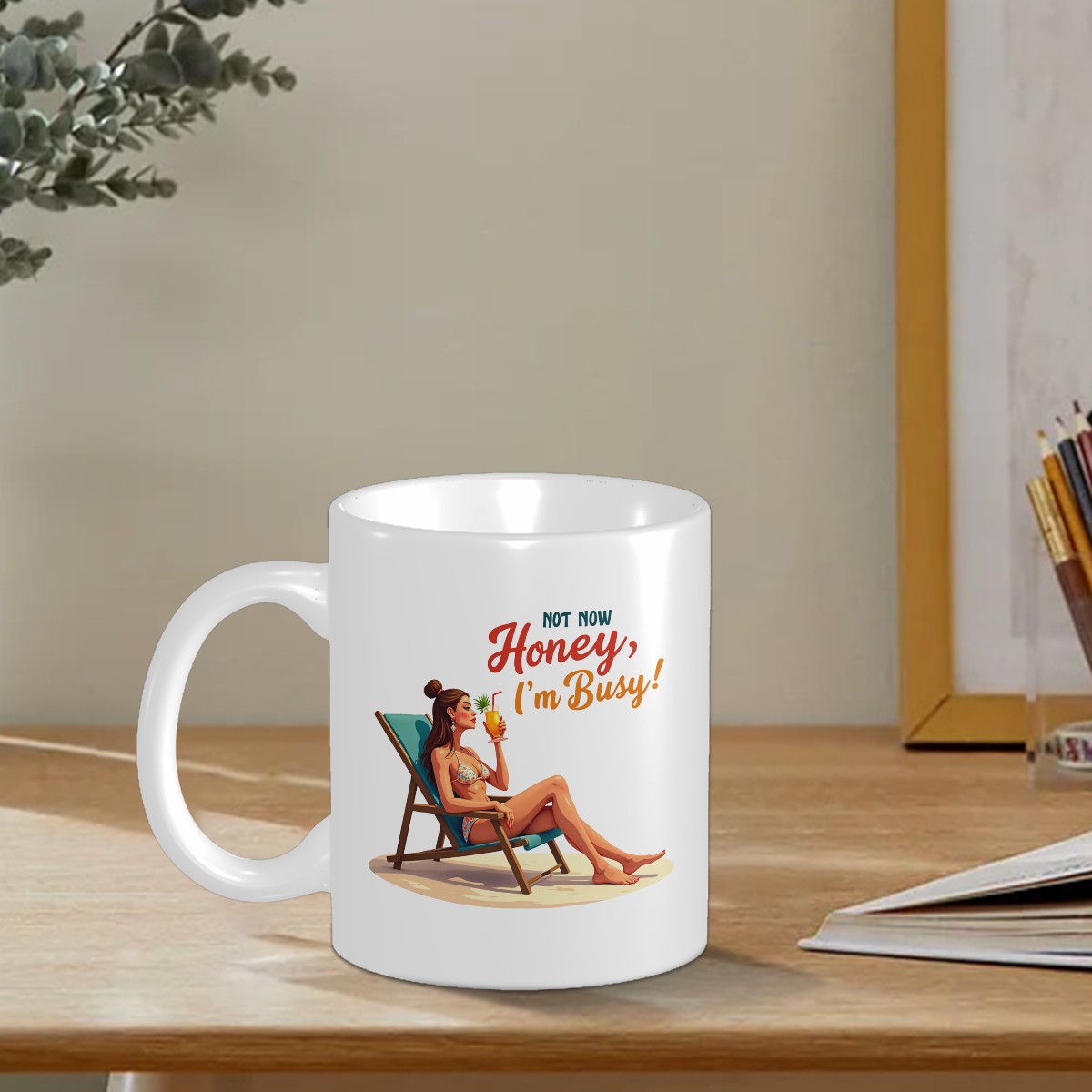 Pina Colada Ceramic Custom Design Coffee Mug