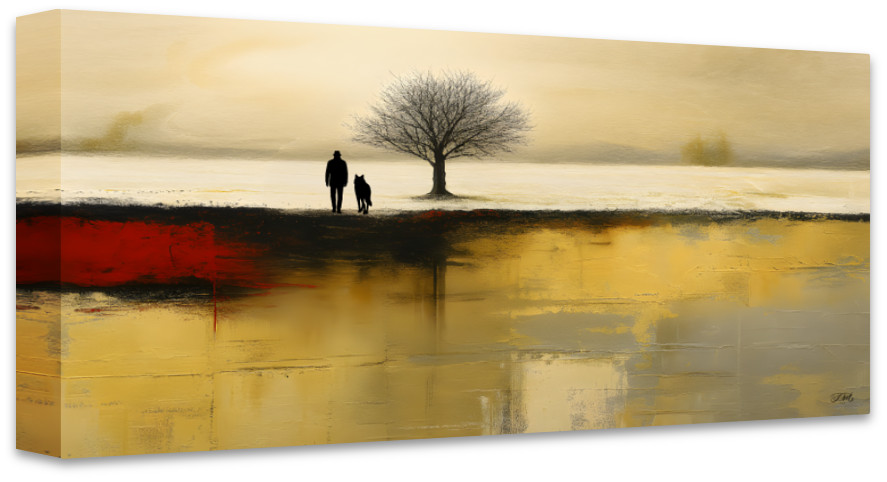 Solstice Reflection  Canvas Art Print