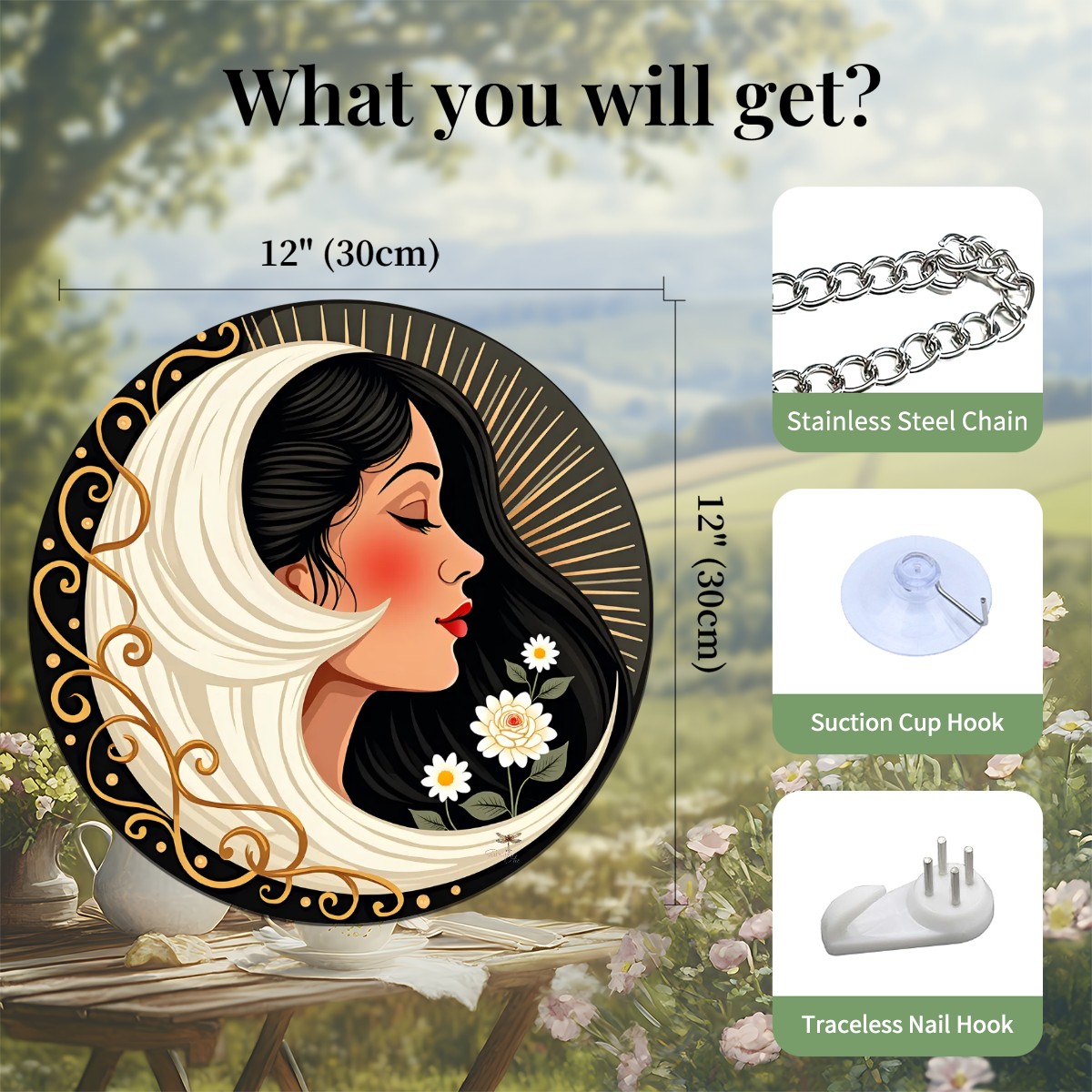 She Blooms in Silence Wall Art