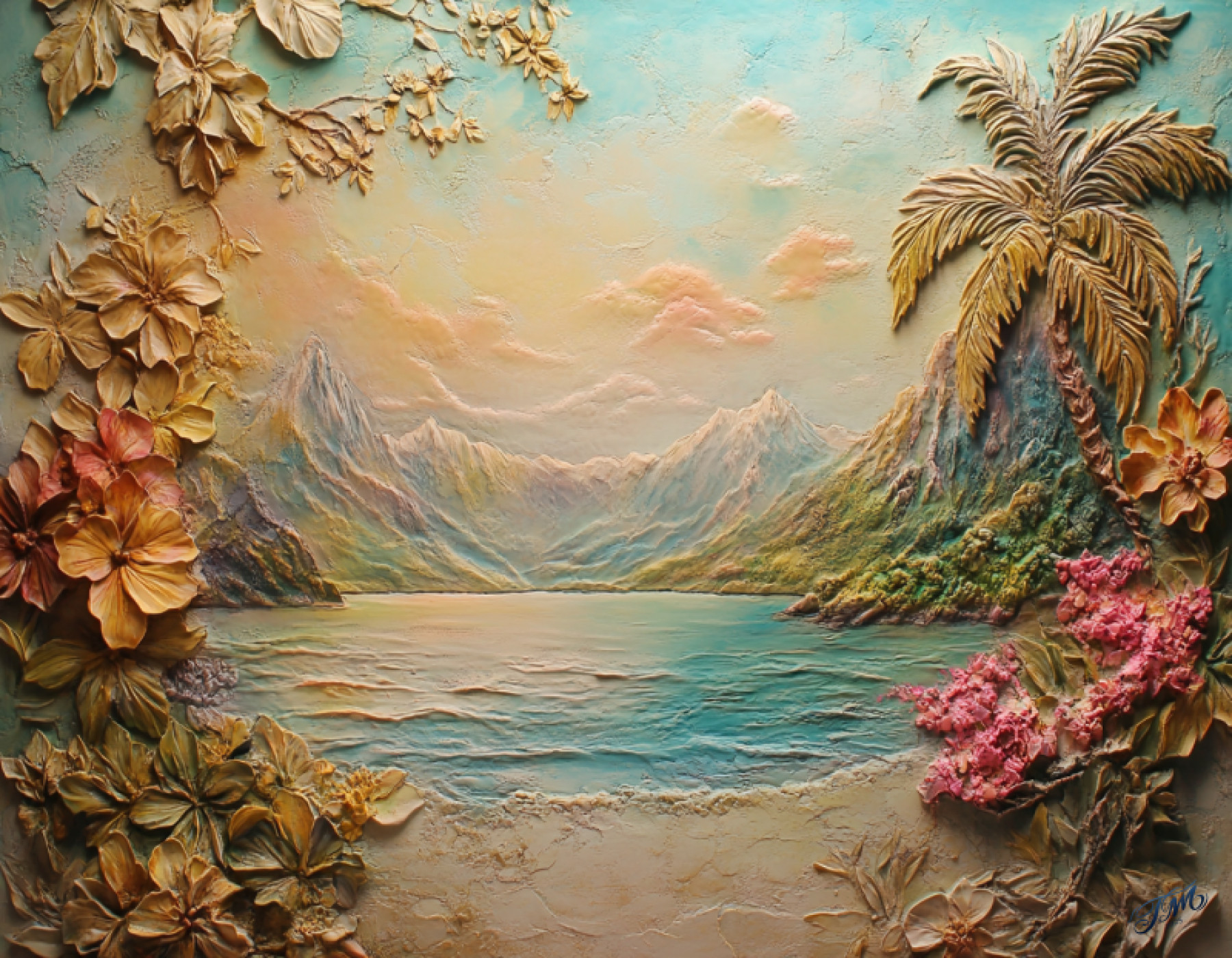 Hawaiian Sanctuary Wooden Art Print 