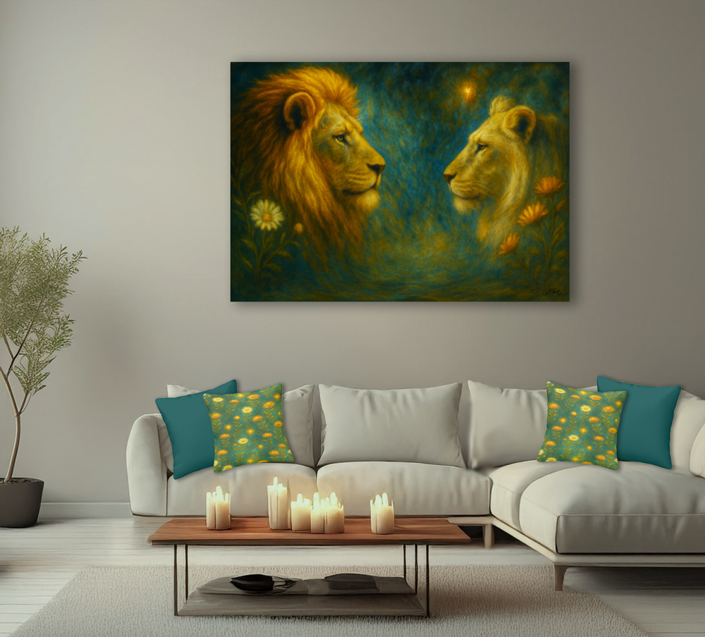 Father and Son Canvas Art Print