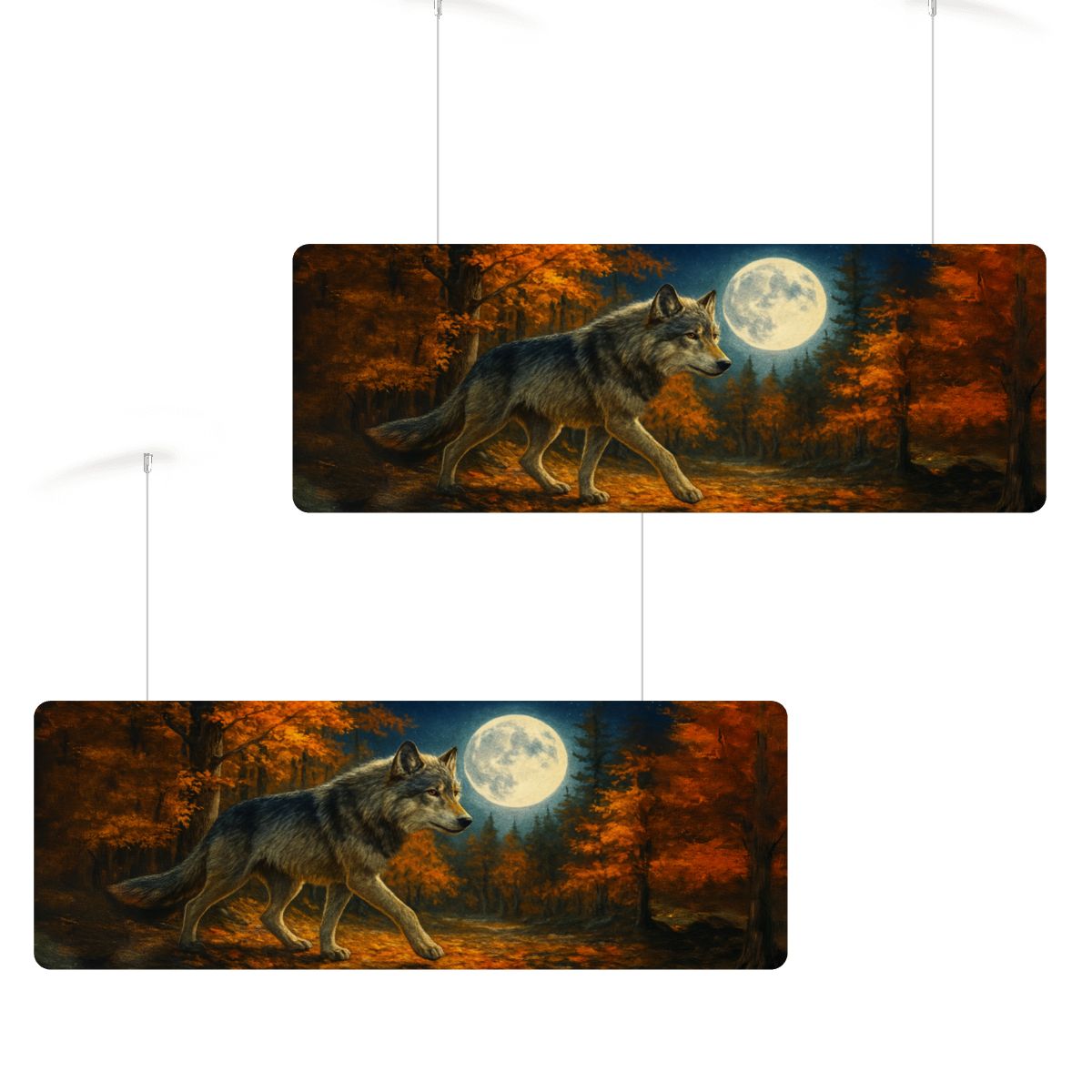 Echos of the Autumn Moon - Sound Absorbing Ceiling Lamp