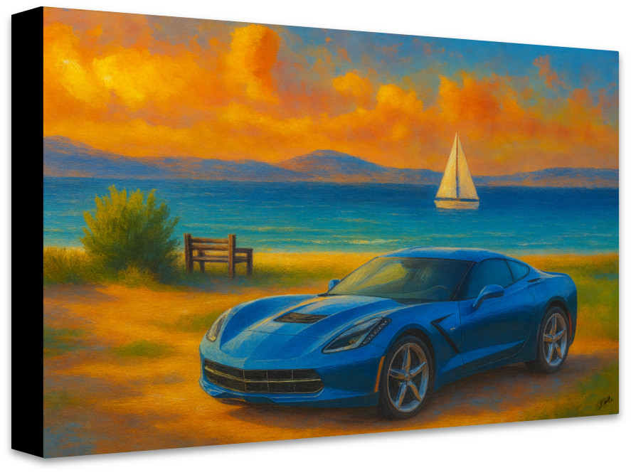 Coastal Pulse Canvas Art Print