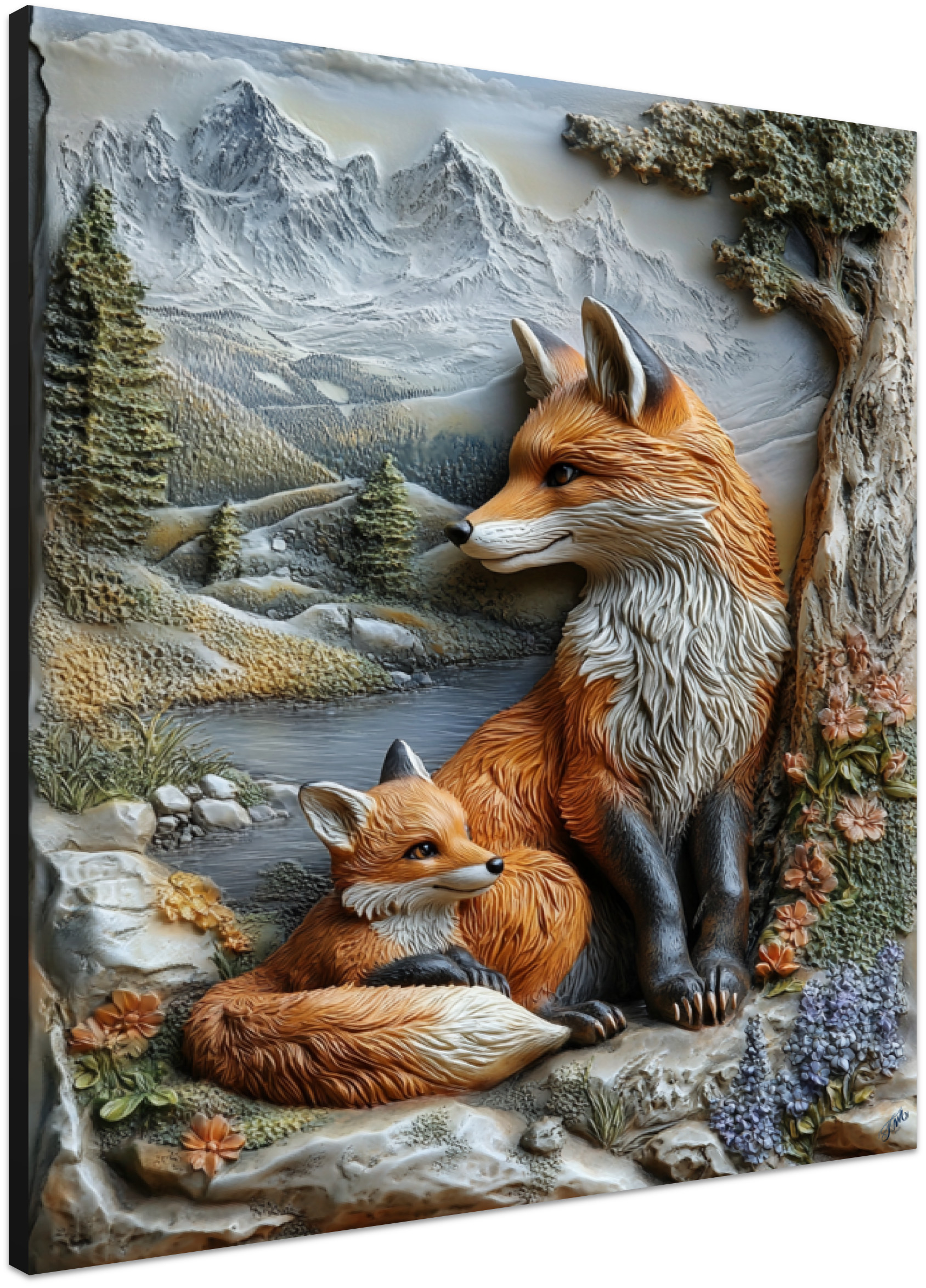  Foxy Lady Wooden Art Print