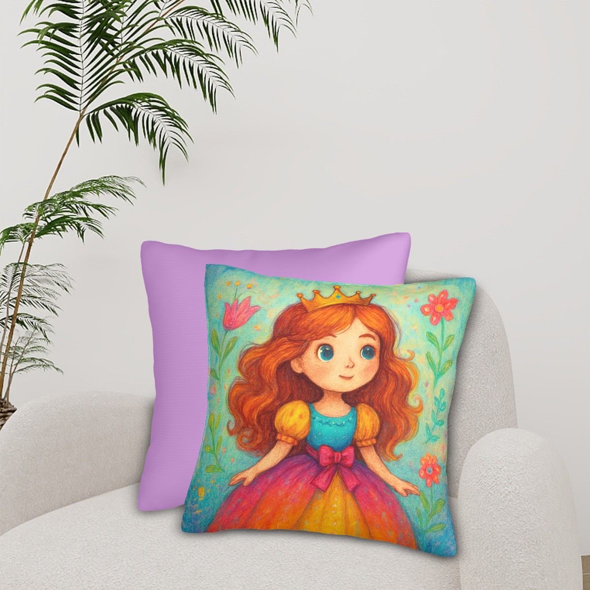 Crown of Daydreams - all Seasons Throw Pillow Covers Set of 2